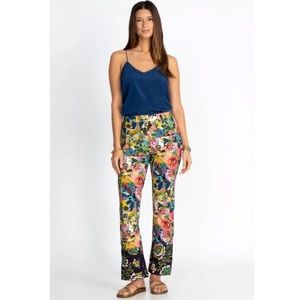 ❗️REDUCED❗️NWT JOHNNY WAS Chelsea Garden Straight Ankle Slit Leggings